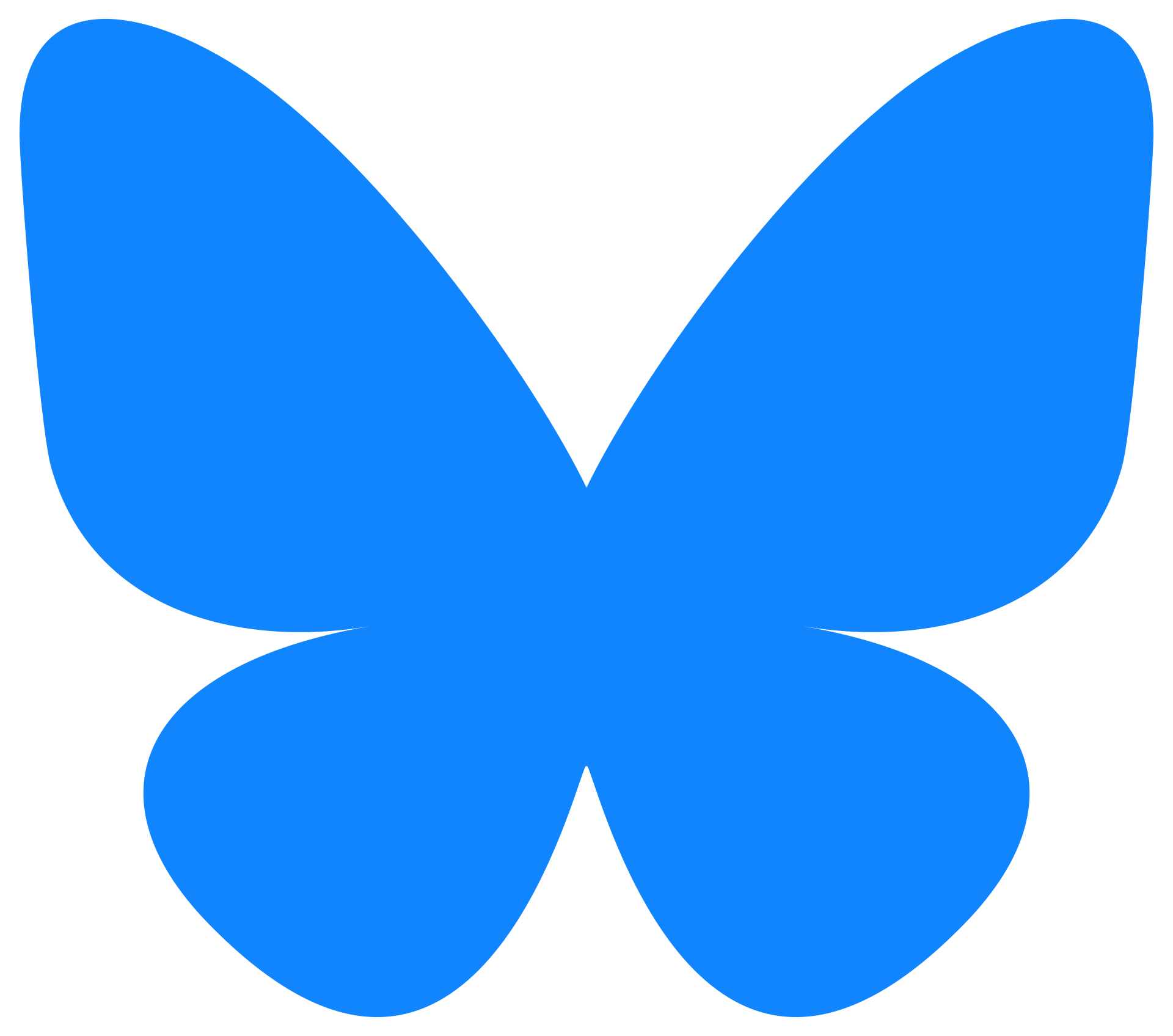 bluesky logo, a sky blue butterfly