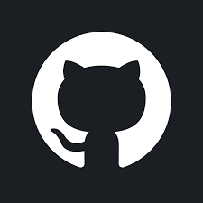 github logo, outline of a cat with an upraised tentacle