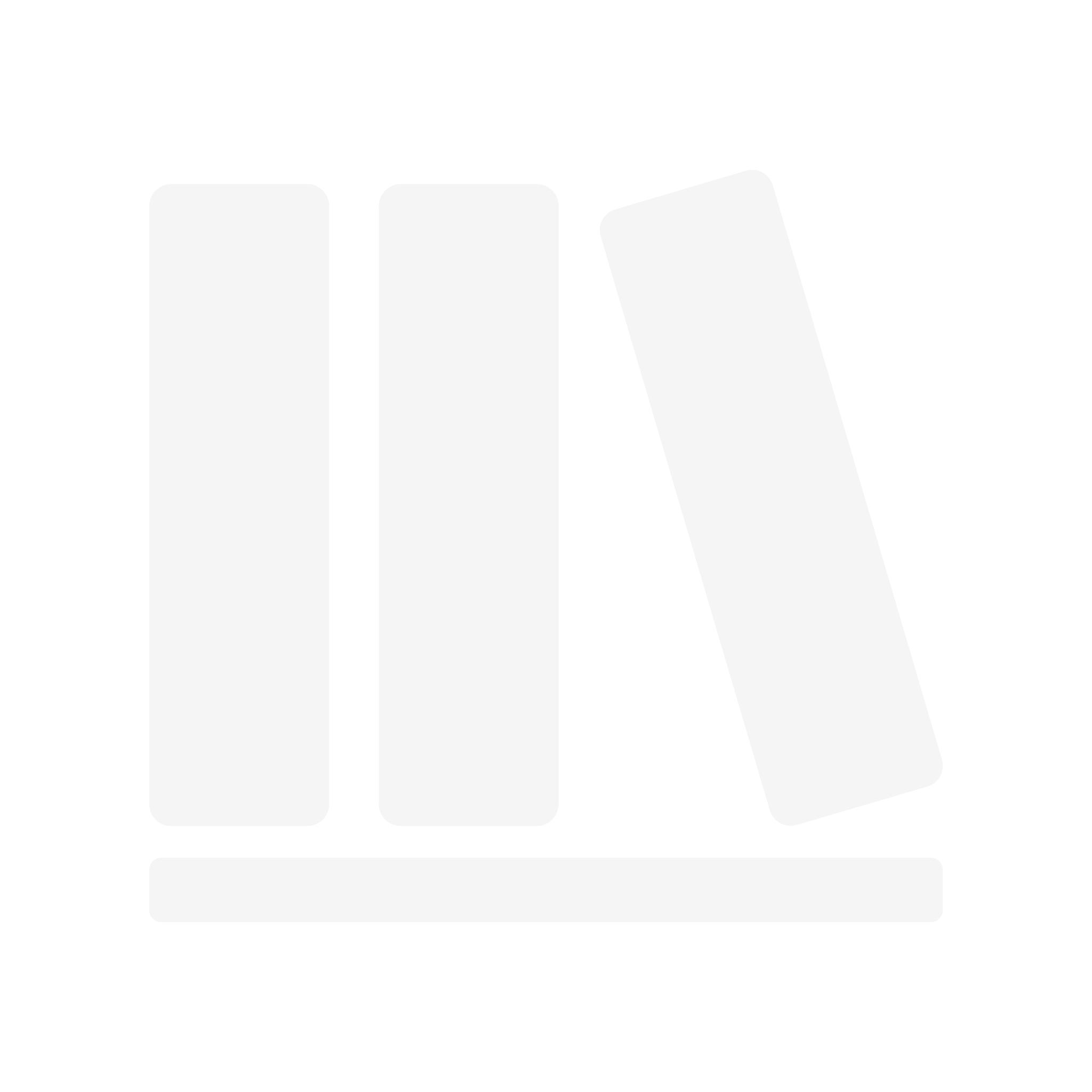 storygraph logo, a white stylized pile of books